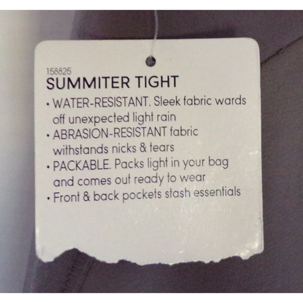 Athleta Highline Hybrid Summiter Tight Performance Leggings Gray Size 0 NWT! - Picture 6 of 6